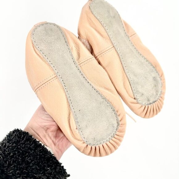 Stella Pink leather ballet slippers 12 - Picture 4 of 7